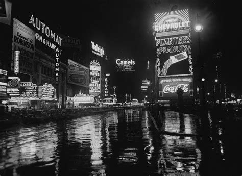 1940 View Of New York City After Dark Before The Blackouts Of The War Was Quite The Sight