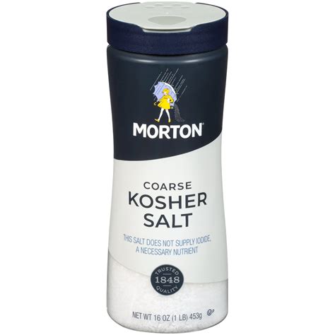 Morton Coarse Kosher Salt Shop Herbs And Spices At H E B