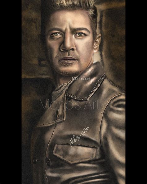 Happy 51th Birthday To Jeremy Renner Digital Drawing My 2nd 2022