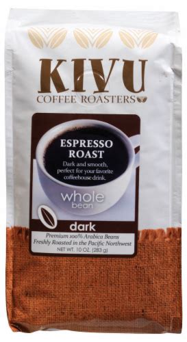 Kivu Espresso Roast Dark Whole Bean Coffee 10 Oz Fred Meyer