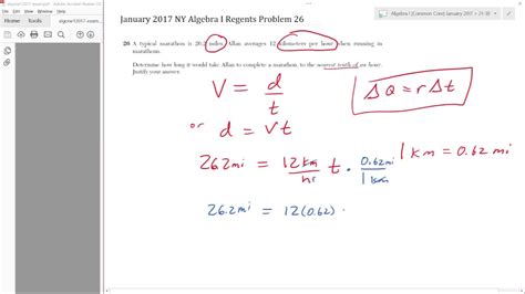 A lesson with math fortress. Problem 26, January 2017 Algebra I (Common Core) Regents ...