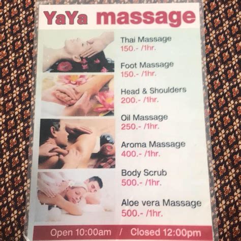 yaya massage posts facebook