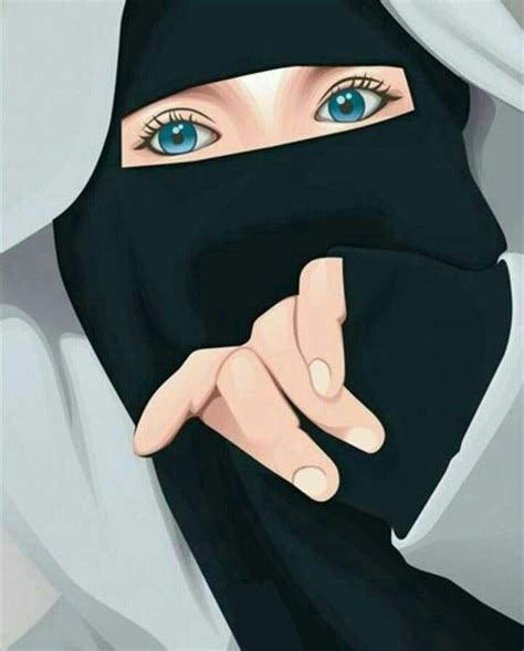 Slamic Anime Ve Tesett R Islamic Girl Hijab Cartoon Hijab Drawing