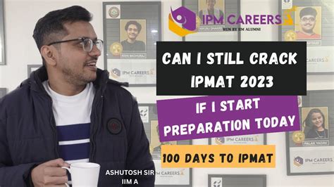 100 Days Strategy To Crack Ipmat 2023 Strategy To Crack Ipmat 2023