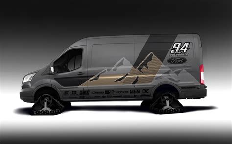 This Sweet Ford Transit For Sema Is On Tank Treads