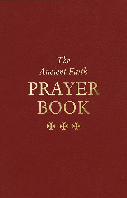 The Ancient Faith Prayer Book Burgundy Cover Ancient Faith Store