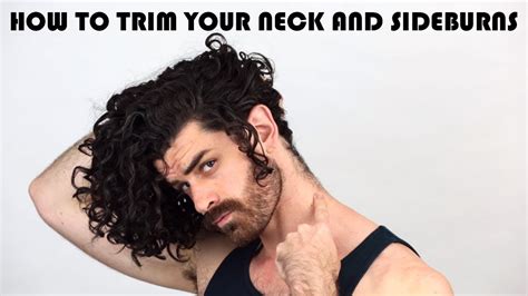 How To Trim Your Sideburns And Neck Yourself Youtube