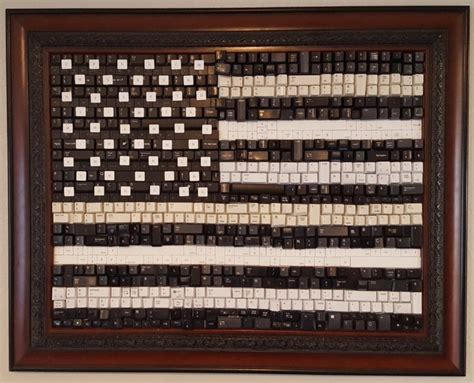American Flag Keyboard Art Mk Factor