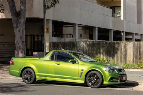 Bright Green Holden Ute Sv6 Storm Which Is Extremely Popular Pickup Car