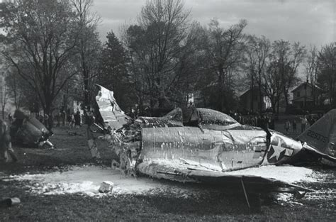 Sesquicentennial Moment Wwii Fighter Plane Crashes On Campus Mall In