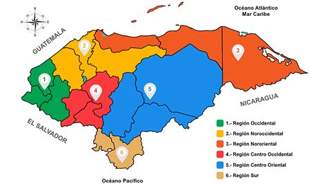 Regiones Geográficas de Honduras RedHonduras com