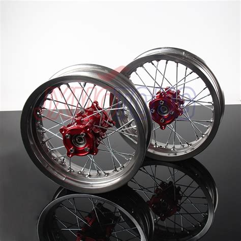 Color Pit Bike Rims 15mm Hole 250 12inch And 300x12inch Front And Rear