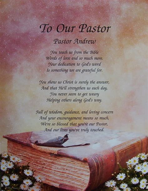 Free Printable Pastor Appreciation Poems Minimalist Blank Printable