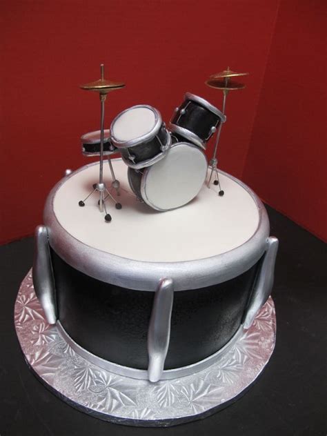 36 Awesome Drum Set Cake Design Images Music Cakes Drum Birthday