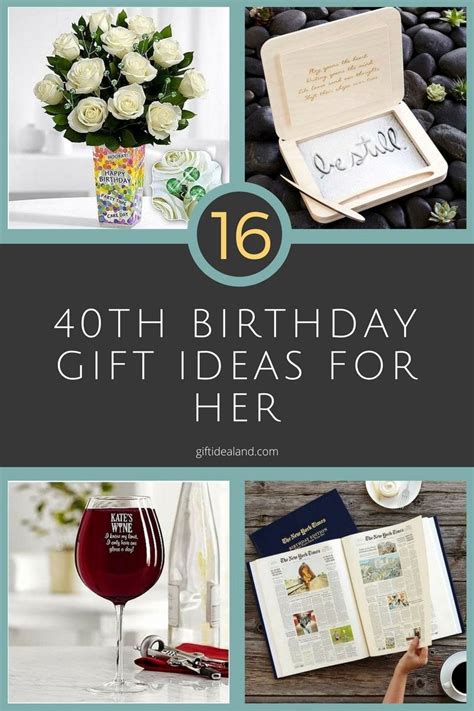 Like always, i would be happy to hear your feedback and get your gift ideas for women over 40 as well! Outstanding 16 Nice Birthday Gift Ideas for Her Figures ...
