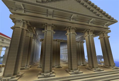 Large Greek Temple Minecraft Map