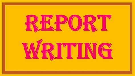 Report Writing Class 7 And 8 English Youtube