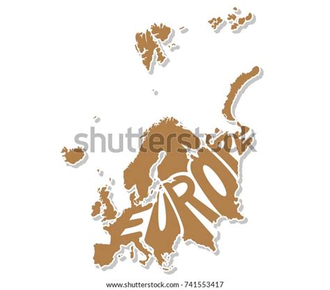 Europe Map Alphabet Stock Vector Royalty Free 741553417 Shutterstock