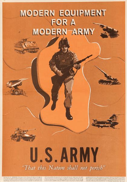 Modern Eqipment For A Modern Army Original Recruiting Poster David