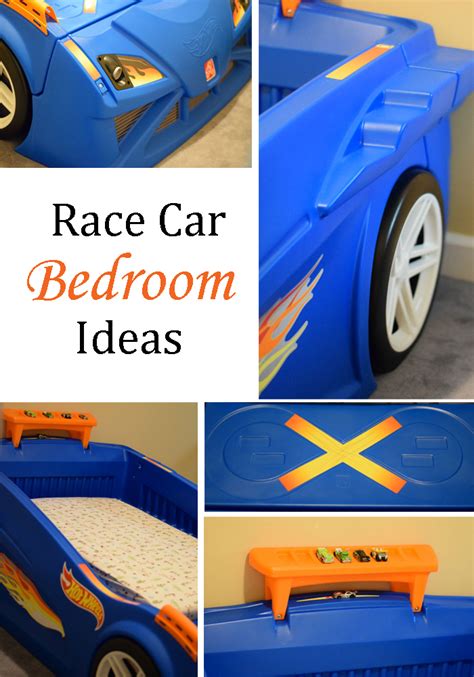 Boys race car inspired room. Race Car Bedroom Ideas