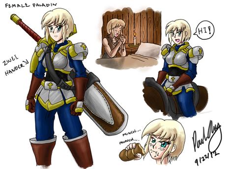 Female Paladin By Wanderingblackdevil On Deviantart