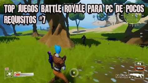 Los battle royale son juegos que se han vuelto muy populares tanto dentro del universo android como fuera de él. Top juegos battle royale para pc de pocos requisitos #7 ...