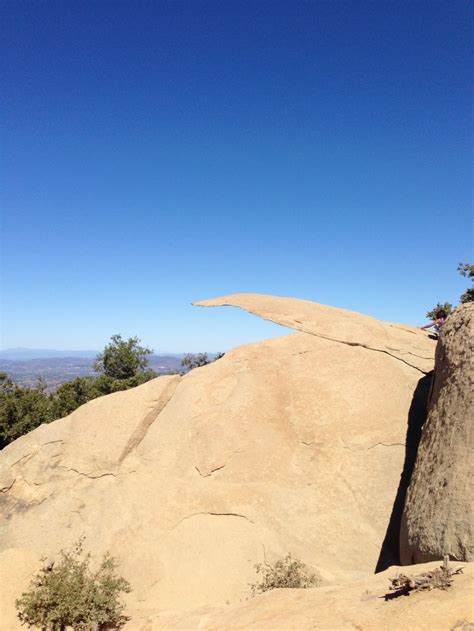 Yes This Is The Infamous Potato Chip Rock San Diego Is A Spot With
