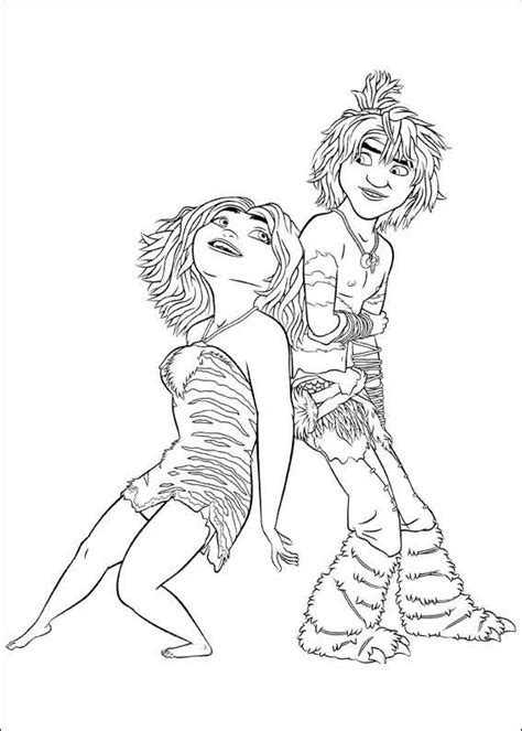 You can print your own here & color it in: Kids-n-fun.com | 39 coloring pages of Croods