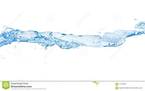 3d Animation Of A Blue Water Flow Stock Illustration Illustration Of
