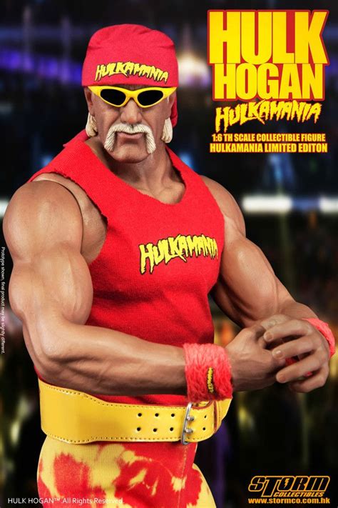 Hulk Hogan Hulkamania 16th Collectible Figure Wrestling Boots