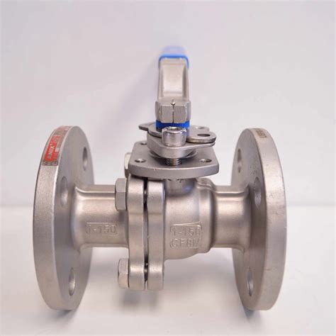 ANIX 1 1 4 SS RF Flanged End Ball Valve Class 150 FireSafe CF8M