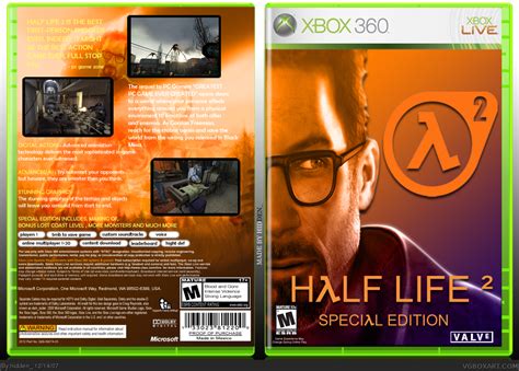 Half Life 2 Special Edition Xbox 360 Box Art Cover By Hidden