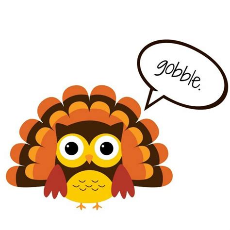 Download High Quality Happy Thanksgiving Clipart Owl Transparent Png