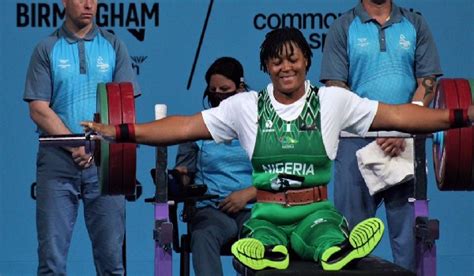 cwg alice oluwafemiayo wins gold sets powerlifting world record the nation newspaper