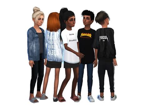 Lana Cc Finds Simsrunway 800 Followers T Kids Streetwear Sims 4 Cc