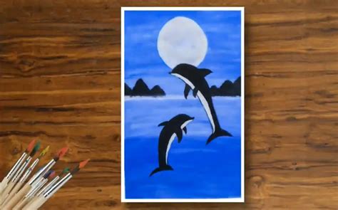 How To Paint Dolphins 10 Amazing And Easy Tutorials