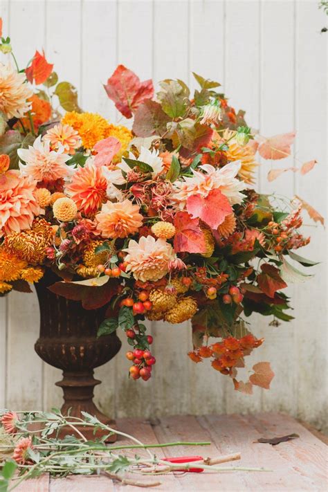 Mums The Word Fall Flower Arrangements Orange Wedding Flowers