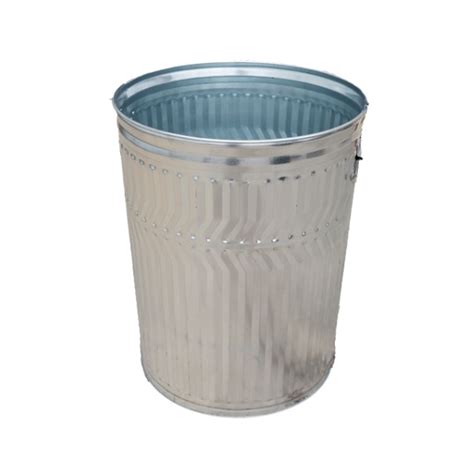 20 Gallon Galvanized Steel Trash Can With Lid Picninc Furniture