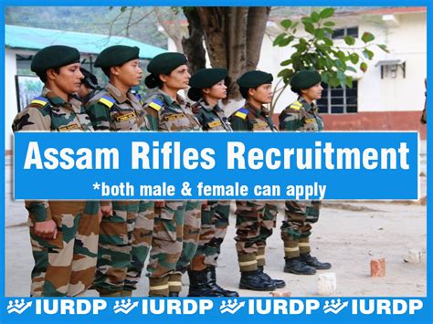 Assam Rifles Recruitment Rifleman Gd Various Posts