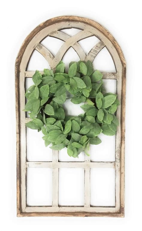 Farmhouse Wooden Wall Window Arch The Paradise Fields Large Wood