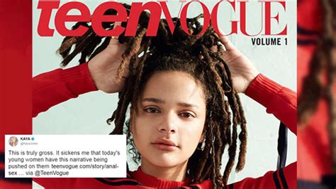 A Lot Of People Are Mad That Teen Vogue Published A Guide To Anal Sex Sbs Voices