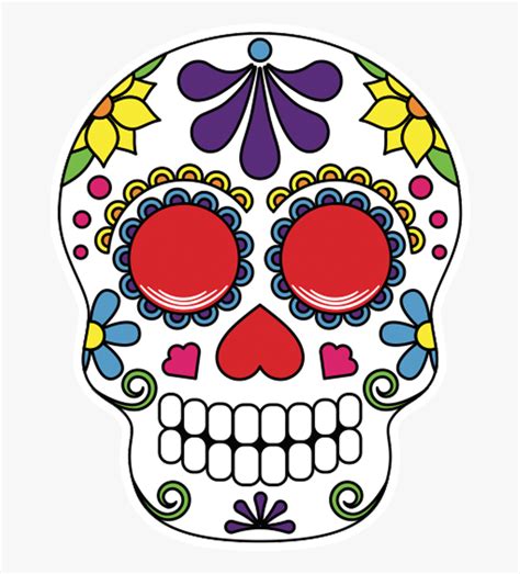 Supposedly the symbolism of a sugar skull is rooted in the decoration around the eyes. Clipart skull sugar skull, Clipart skull sugar skull Transparent FREE for download on ...
