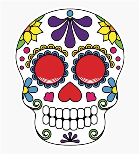 Supposedly the symbolism of a sugar skull is rooted in the decoration around the eyes. Clipart skull sugar skull, Clipart skull sugar skull Transparent FREE for download on ...