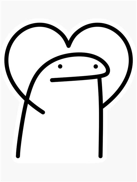 Flork Heart Sticker For Sale By Sabahnaveed Redbubble