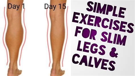 Simple Exercises For Slim Legs And Calves Reshape Your Fatty Legs
