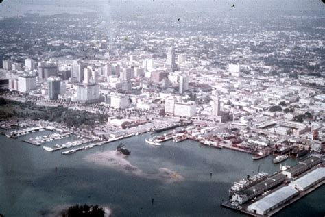 Florida Memory Aerial View Of Downtown Miami Miami Florida