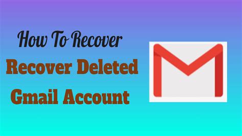 How To Recover Deleted Gmail Account 2022 Whatvwant