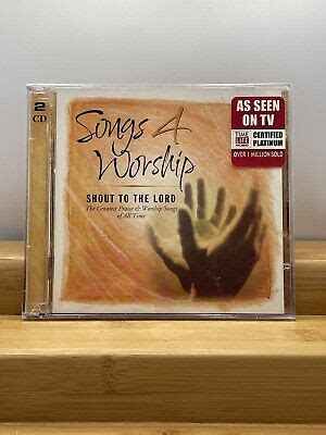 Songs 4 Worship Shout To The Lord Various Artists 2 CDs 2002