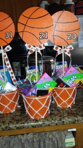 Basketball Buckets I Made For Our Sparks Basketball Theme Party