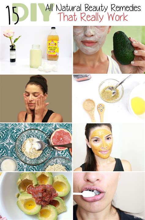 17 Diy All Natural Beauty Remedies That Really Work Natural Beauty